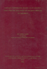 Image of Urinary Copper/zinc Ratio: AS An Adjunct Tool For Diagnosis of Wilson's Disease in Children