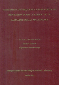Image of Assessment of Frequency and Severity of Depression in Adult Patient with Haematological Malignancy
