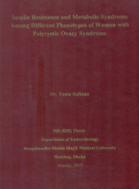Image of Insulin Resistance and Metabolic Syndrome Among Different Phenotypes of Women with Polycystic Ovary Syndrome