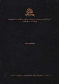 Image of Marital Age and Fertility Consequences among Rural and Urban Women