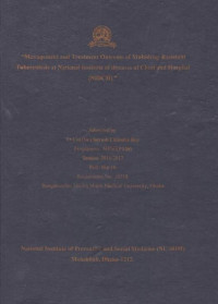 Image of Management and Treatment Outcome of Multidrug Resistant Tuberculosis at National Institute of Diseases of the Chest and Hospital (NIDCH)