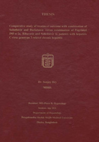 Image of Comparative study of treatment outcome with combination of Sofosbuvir and Daclatasvir versus combination of Pegylated INF-α-2a, Ribavirin and Sofosbuvir in patients with hepatitis C virus genotype 3 related chronic hepatitis