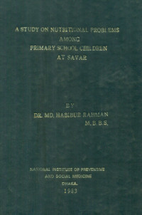 Image of A Study on Nutritional Problems Among Primary School Children at Savar