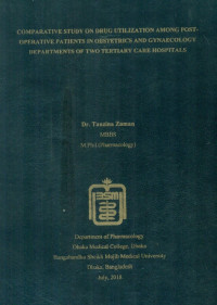 Image of Comparative study on drug utilization among post-operative patients in obstetrics and gynaecology departments of two tertiary  care hospitals