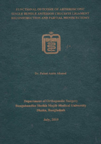 Image of Functional Outcome of Arthroscopic Single Bundle Anterior Cruciate Ligament Reconstruction and Partial Meniscetomy