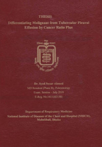 Image of Differentiating Malignant from Tubercular Pleural Effusion by Cancer Ratio Plus