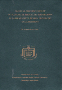 Image of Clinical Significance of Intravesical Prostatic Protrusion in Patients with Benign Prostatic Enlargement