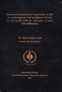 Image of Immunohistochemical Expression of p53 in Premalignant and Malignant Lesions in Oral Cavity with the Relevance of Mast cell Infiltration