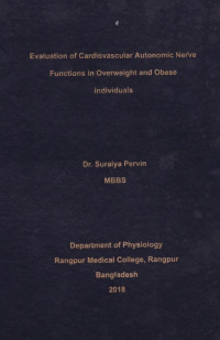 Image of Evaluation of Cardiovascular Autonomic Nerve Functions in Overweight and Obese Individuals