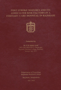 Image of Post Stroke Seizures and its Associated Risk Factors in A Tertiary Care Hospital in Rajshahi