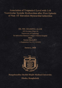 Image of Association of Troponin-I Level with Left Ventricular Systolic Dysfunction After First Episode of Non-ST Elevation Myocardial Infarction