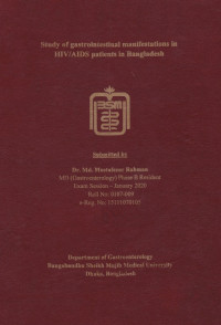 Image of Study of Gastrointestinal Manifestations in HIV/AIDS Patients in Bangladesh