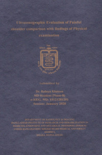 Image of Ultrasonographic Evaluation of Painful Shoulder Comparison with Findings of Physical Examination