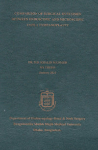 Image of Comparison of Surgical Outcomes Between Endoscopic and Microscopic Type 1 Tympanoplasty