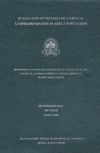 Image of Evaluation of Metastaic Cervical Lymphadenopathy in Adult Population