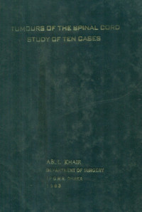 Image of Tumours Of The Spinal Cord Study Of Ten Cases