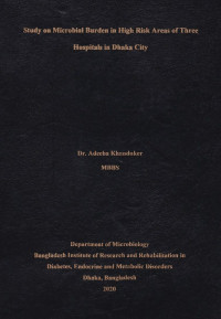 Image of Study on Microbial Burden in High Risk Areas of Three Hospitals in Dhaka City