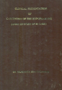 Image of Clinical Presentation Of Carcinoma Of The Hypopharynx (Based On Study Of 60 Cases)