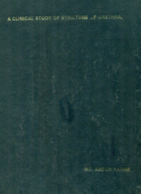 Image of A Clinical Study Of Stricture Of Urethra