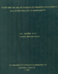 Image of Study On The Use Of Condom By Married Male People In A Rural Village Of Bangladesh