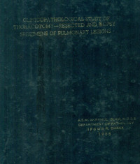 Image of Clinicopathological Study Of Thoracotomy-Resected And Biopsy Specimens Of Pulmonary Lesions