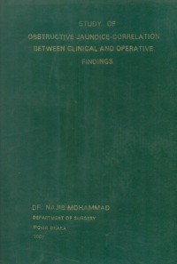 Image of Study Of Obstructive Jaundice- Correlation Between Clinical And Operative Findings