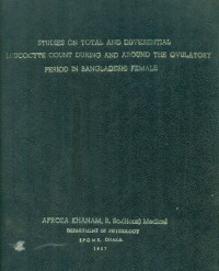 Image of Studies On Total And Differential leucocyte Count During And Around The Ovulatory Period In Bangladesh Female