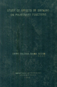 Image of Study Of Effects Of Smoking On Pulmonary Functions