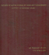 Image of Pattern Of Acute Injuries Of Hand And Management  A Study Of Hundred Cases