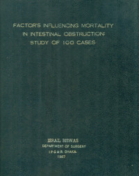Image of Factor's Influencing Mortality In Intestinal Obstruction : Study Of 100 Cases