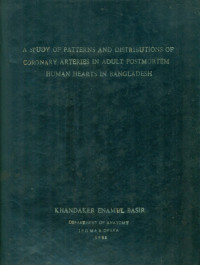 Image of A Study Of Patterns And Distributions Of Coronary Arteries In Adult Postmortem Human Hearts In Bangladesh