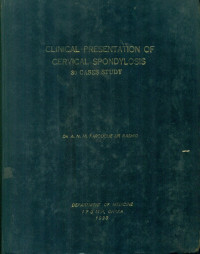 Image of Clinical Presentation of Cervical Spondylosis 30 Cases Study